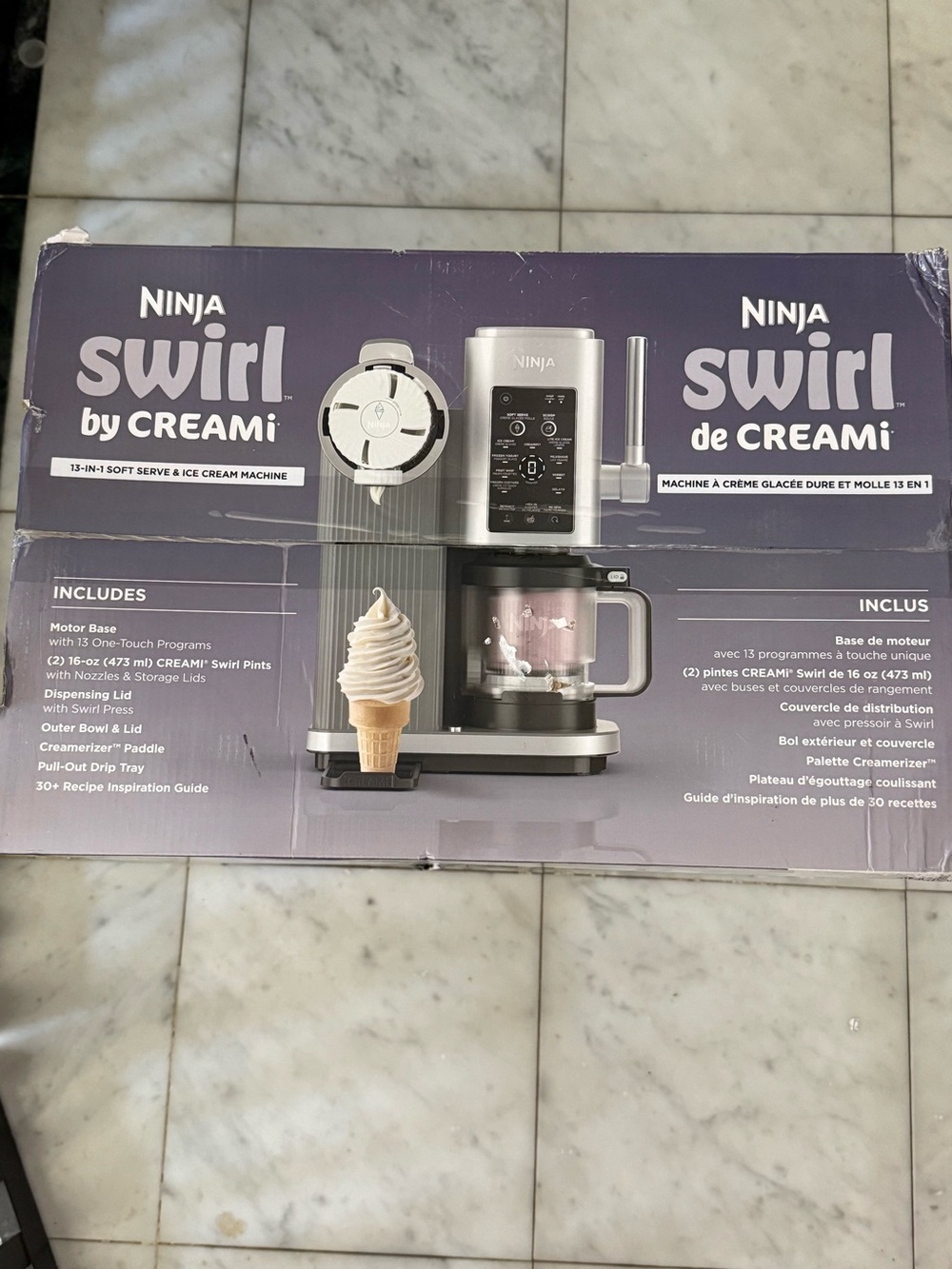 NEW Ninja Swirl de CREAMi Frozen Dessert Maker - Picture 2 of 3